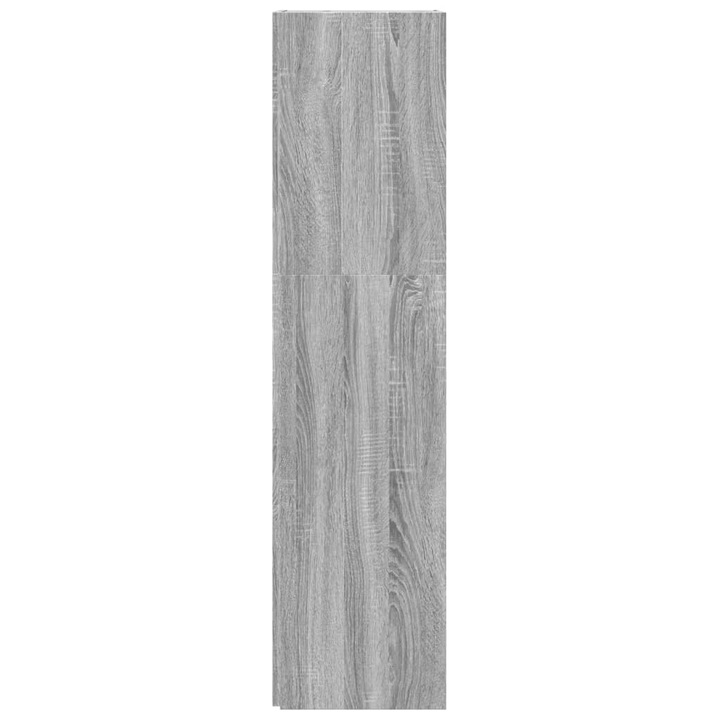 Dulap coltar vidaXL, gri sonoma, 33x33x132 cm, lemn prelucrat