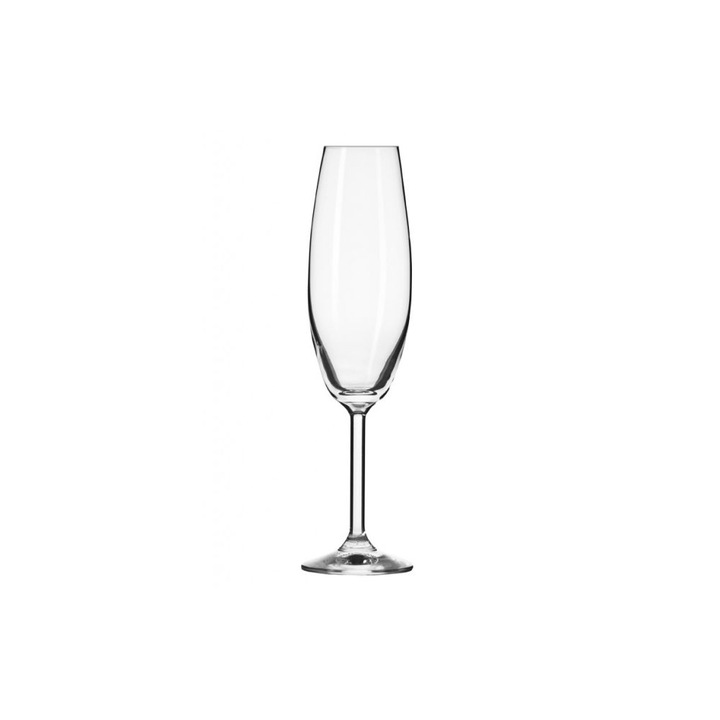 Чаша за шампанско Venezia, Krosno, Glass, 200 ml, 22.5 cm, Transparent