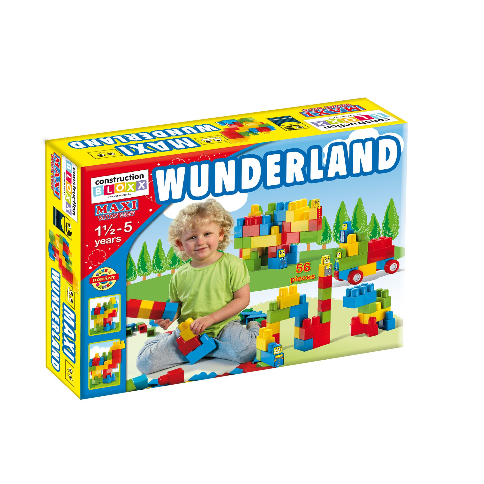 Set 56 cuburi de construit doh_678 Construction Bloxx Wunderland Dohany