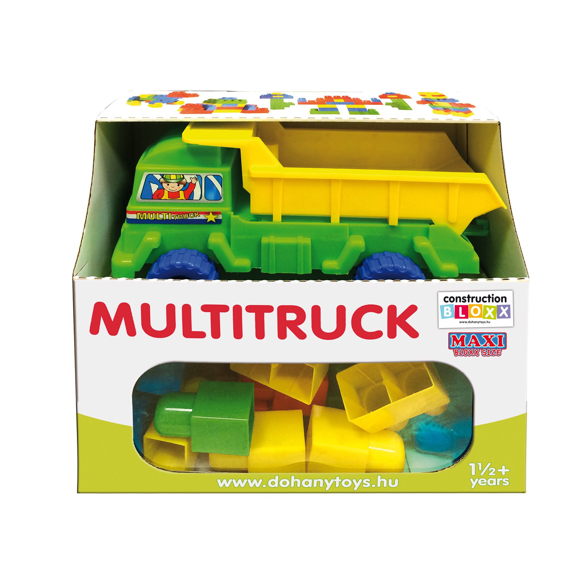 Set cuburi de construit doh_698 Construction Bloxx Multitruck Dohany