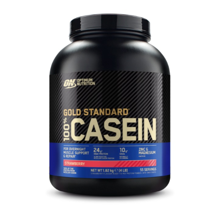 Cazeina, ON Gold Standard 100% Casein 1.8 kg capsuni