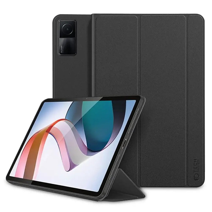 Husa Tech-Protect Smartcase, Compatibila Cu Xiaomi Redmi Pad 10.6, Negru