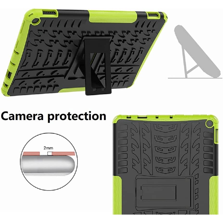 Husa Sigloo, pentru tableta Xiaomi Mi Pad 5, Mi Pad 5 Pro, Heavy Duty Rugged Armor, Black and Green