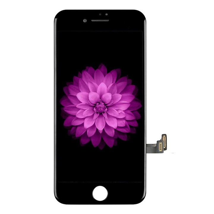 Display pentru Apple iPhone 8 Plus, Negru, LCD, Ecran Tactil, High Quality, PremiumCell