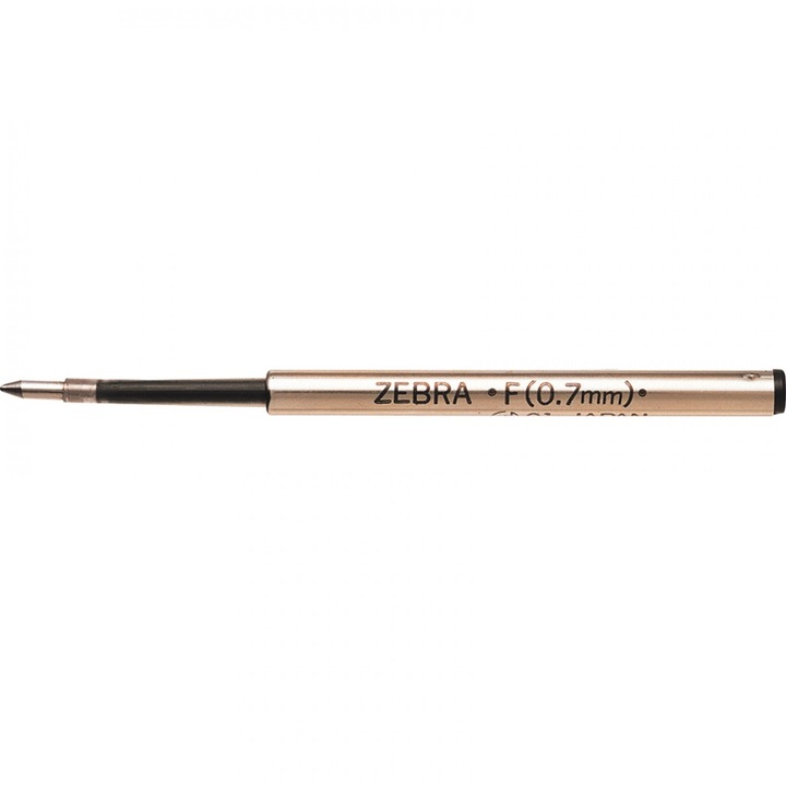 Insertie pix cu bile tip F, Zebram, 0.24 mm, Negru