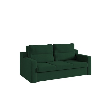 Canapea Mexic, extensibila, lada depozitare, stofa, 197 x 115 x 95 cm, Verde