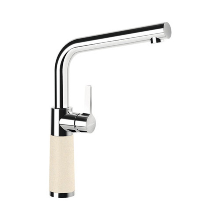 SC-540 едноръкохватков кухненски кран, висок чучур, керамичен патрон, Crystalite Moonstone