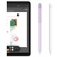 Huzat Apple Pencil 2-höz, szilikon anyag, lila