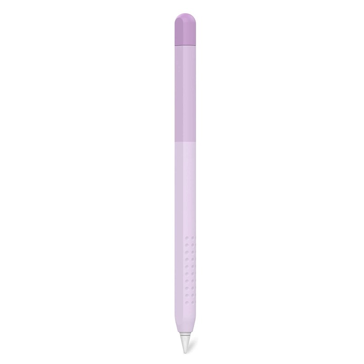 Husa compatibila cu Apple Pencil 1, material silicon, Purple