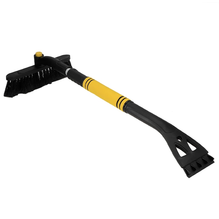 Racleta cu Perie 2in1 pentru Indepartarea Zapezii, Window Cleaning Tool, Negru