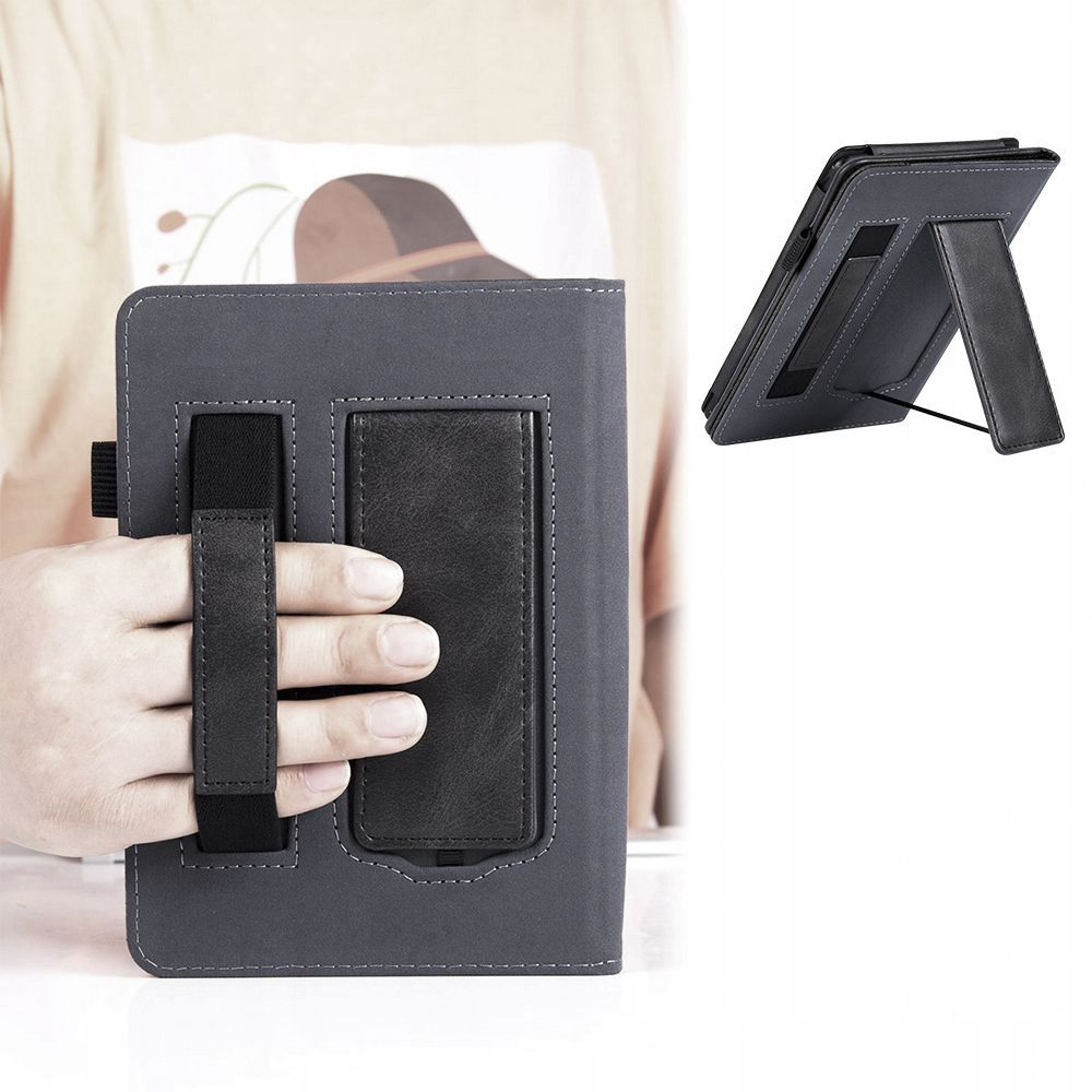 Husa pentru tableta cu suport de birou, fixGuard Smart Cover pentru Kindle 11 2022, negru