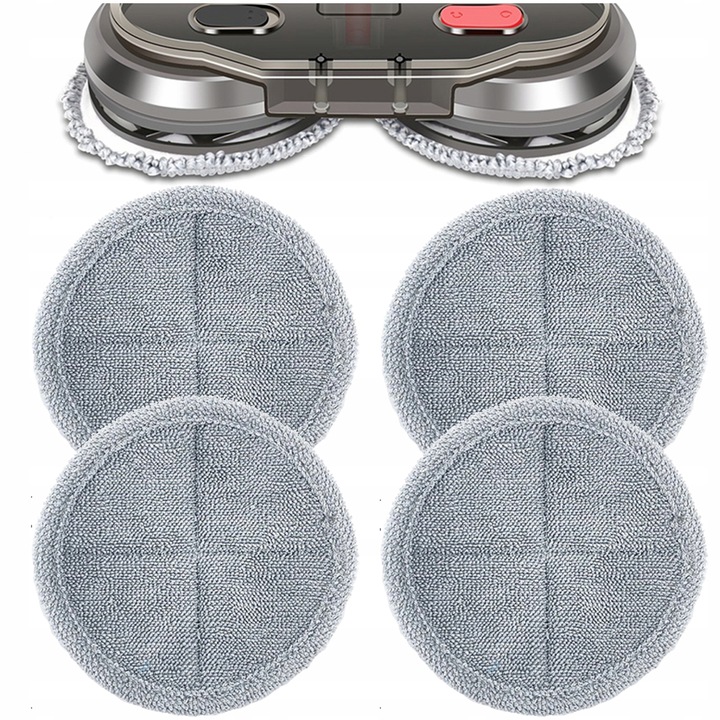 4 darabos porszívó törlőkendő készlet, Vixen, Dyson V7/V8/V10/V11-hez, szürke