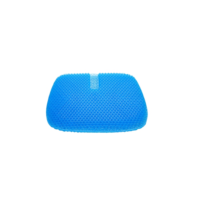 Perna pentru scaun Generic, gel polimeric, albastru, 42 x 46 x 3 cm