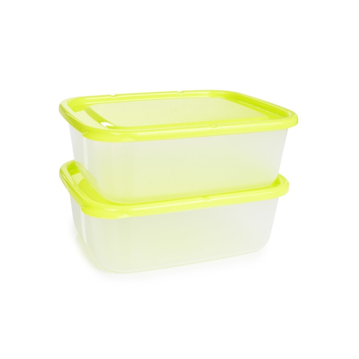 GREENBOX élelmiszer tároló doboz 2 db - 1300 ml