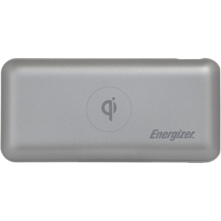 Acumulator extern Energizer QE20007PQ, 20.000mAh, USB-A USB C, Incarcare Wireless Fast Charge 18W