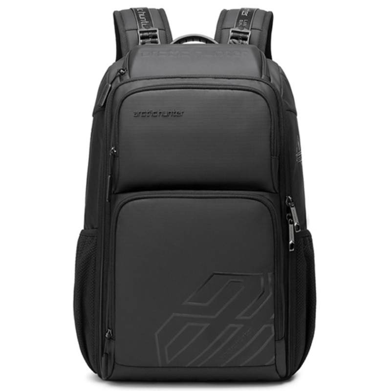 Rucsac Arctic Hunter pentru laptop 15.6", Poliester, 47.5x31x15 cm, Negru