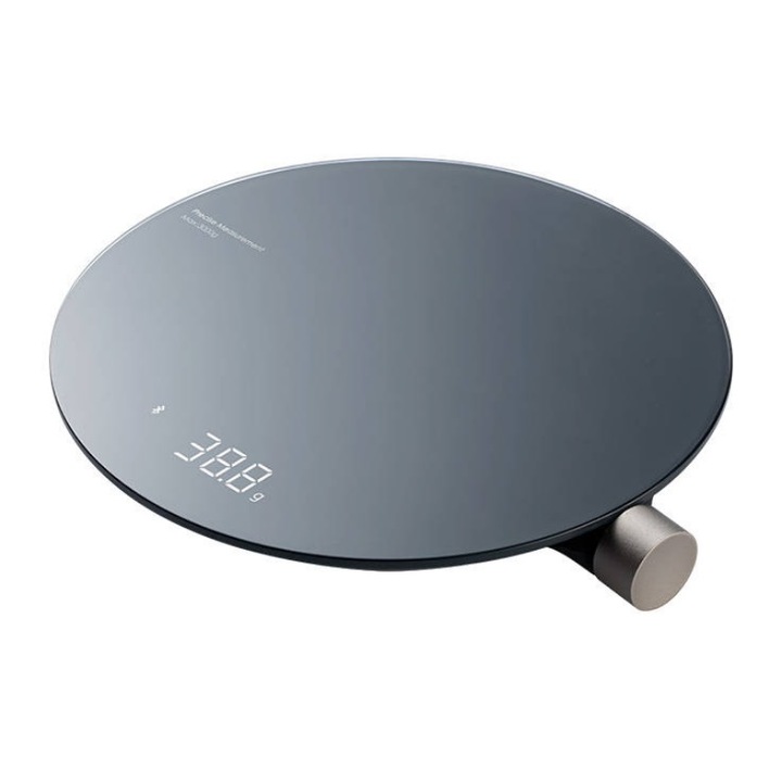 Кухненска везна Hoto, QWCFC001, Смарт, 1-3000 g, Bluetooth 4.0, g, ml, oz, lb oz, Подходяща за запис на нови рецепти, Приложение, Черен