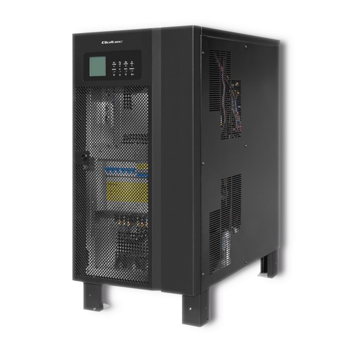 Qoltec UPS 3-фазен, 15KVA, 12kW, LCD