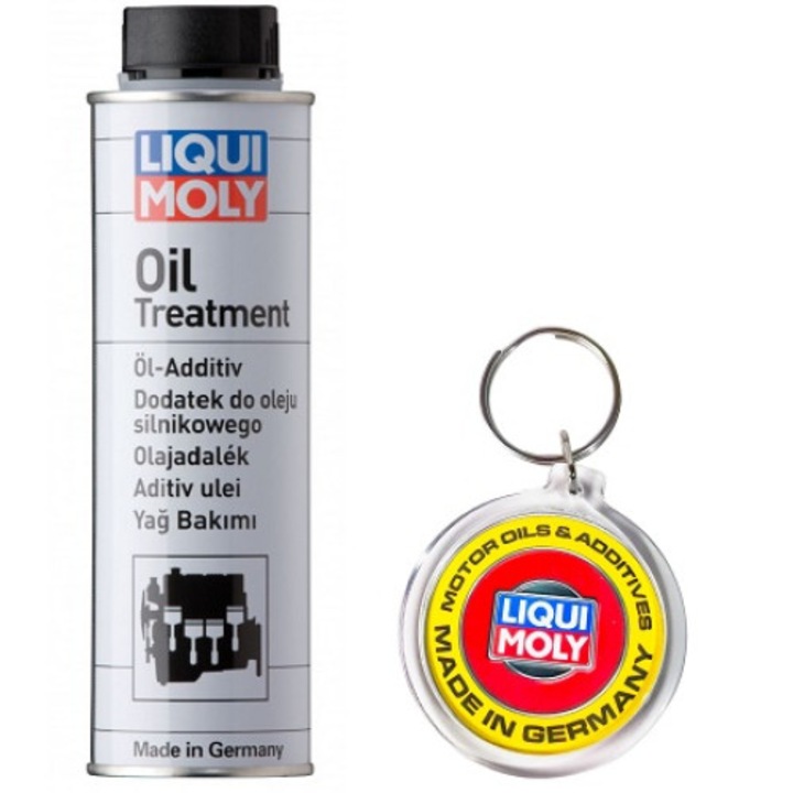 Aditiv Ulei `Oil Treatment` 300 Ml si Breloc Liqui Moly