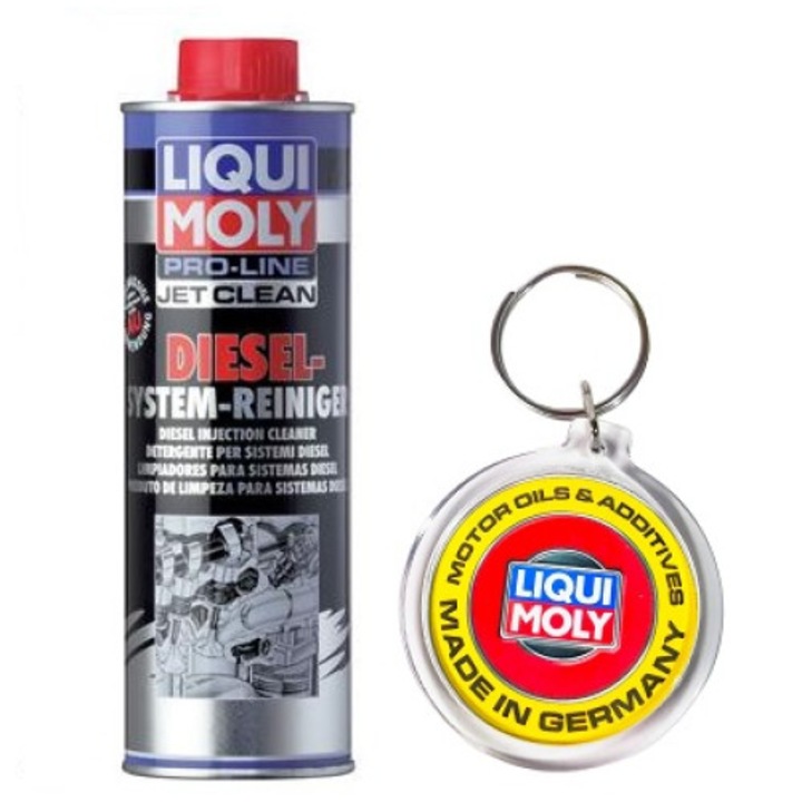 Set Aditiv Curat.Sist.Injectie Diesel - Profi 500 Ml si Breloc Liqui Moly