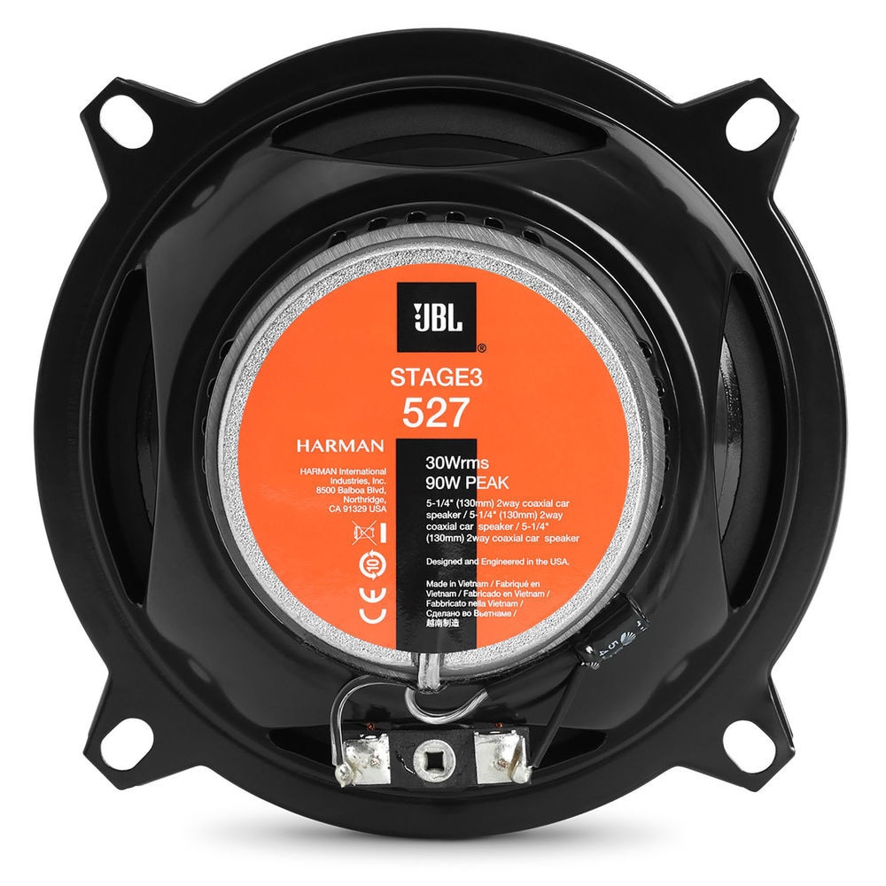 Говорители за кола JBL Stage3 527, Мощност 40W RMS,13 см, Черен - eMAG.bg