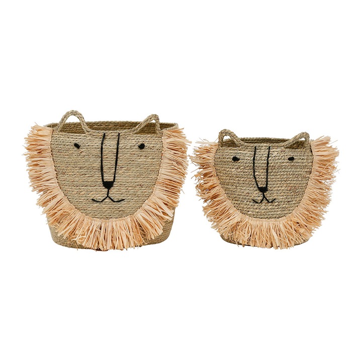 Set 2 cosuri depozitare haine sau jucarii, D30H28+D21H24, Jardin d'Ulysse