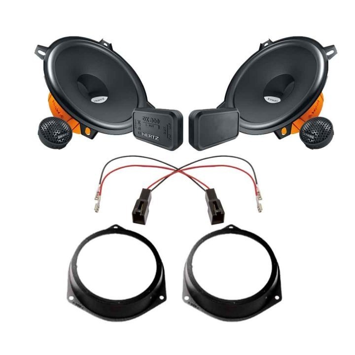 Pachet difuzoare auto Hertz Dieci dedicat usi fata Fiat Doblo 2009-, RMS 60W