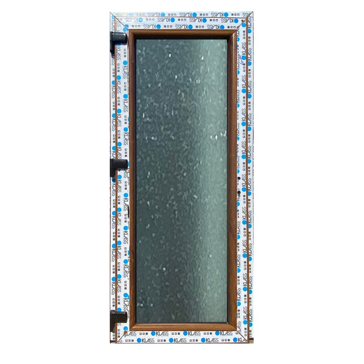 Usa de intrare (interior/exterior), Termopan/PVC, Hamburg, 100% sticla, culoare Stejar Auriu, dimensiune 100x200