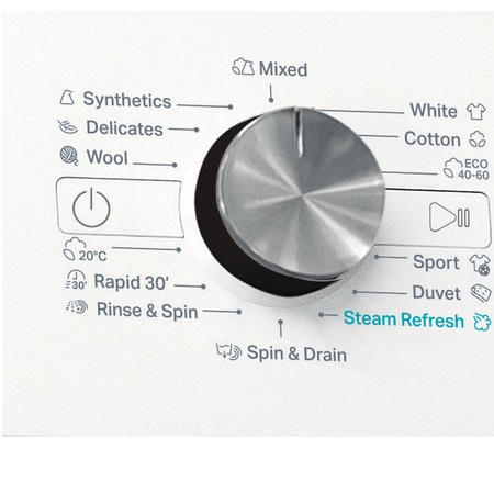 Masina de spalat rufe Whirlpool FreshCare+ FFB7458BVEE, 7 kg, 1400 RPM, Clasa B, Steam Refresh, Tehnologia al-6lea Simt, Motor Inverter, Alb