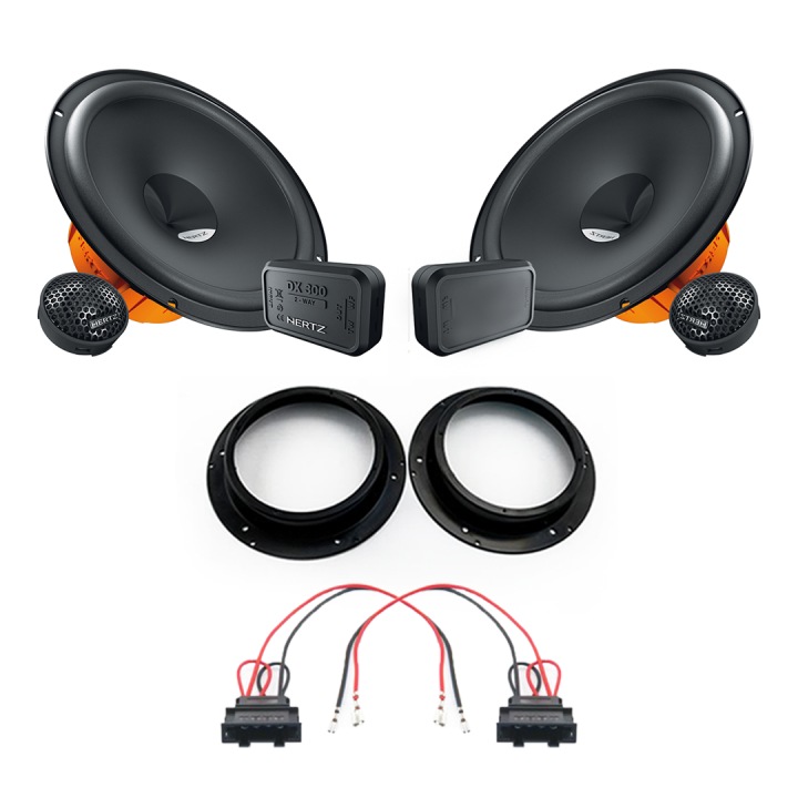 Pachet difuzoare auto Hertz Dieci dedicat usi fata Skoda Rapid 2012-, RMS 80W