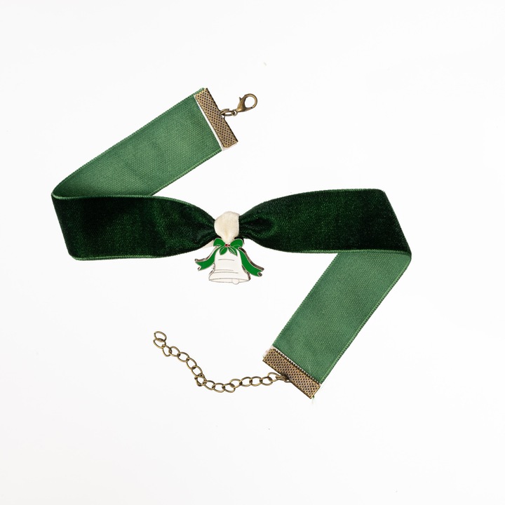 Choker Jingle Bell, verde