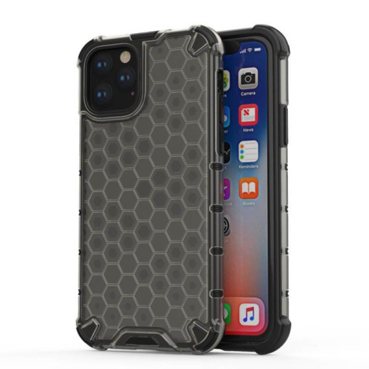 Husa Compatibila Cu Iphone 13 PRO MAX Tell Protect Honey Armor, Negru