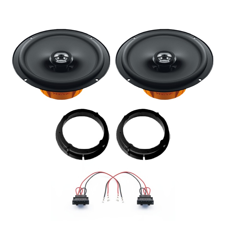 Pachet difuzoare auto Hertz Dieci dedicat usi spate Audi A2 2000-2005, RMS 60 W