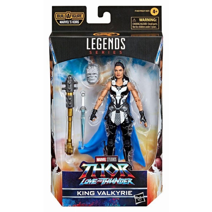 Figurina Thor: Love and Thunder Marvel Legends Series 2022 Marvel's Korg BAF 3: King Valkyrie 15 cm