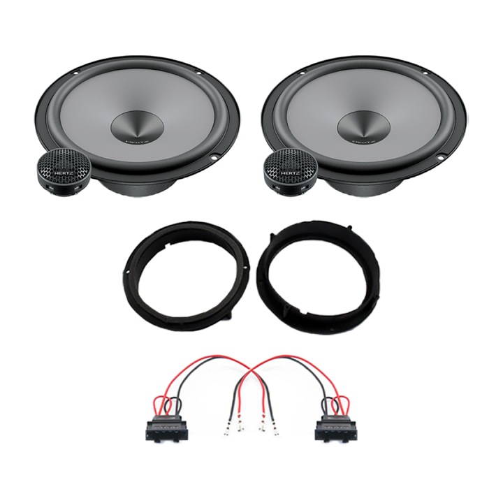 Pachet difuzoare auto Hertz Uno dedicat usi fata Volkswagen T-Cross 2019-, RMS 75W