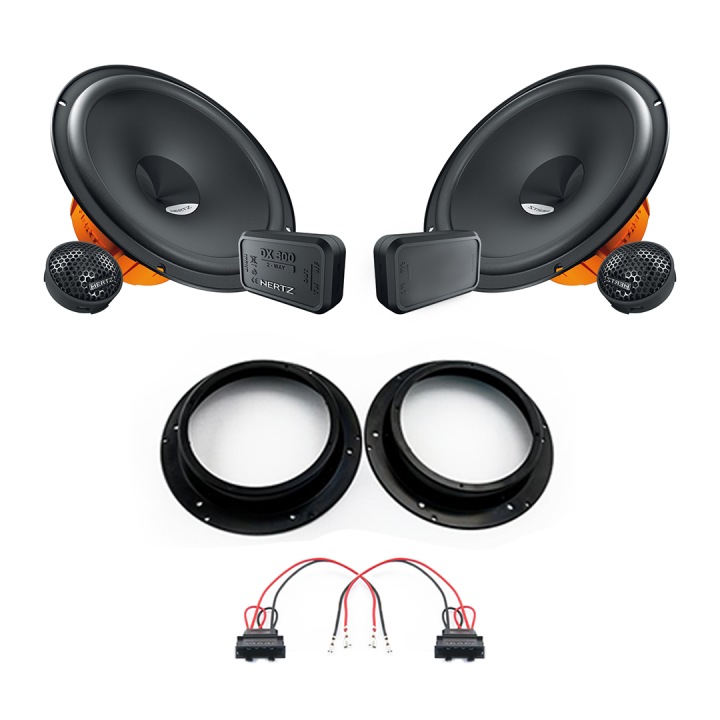 Pachet difuzoare auto Hertz Dieci dedicat usi fata Volkswagen Caddy 2003-2015, RMS 80W