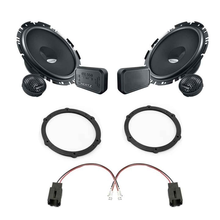 Pachet difuzoare auto Hertz Dieci dedicat usi fata Citroen C3 2009-2016, RMS 80W