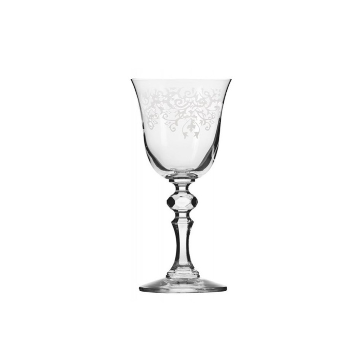 Чаша за бяло вино Krista Deco, Krosno, Glass, 150 ml, 16.8 cm, Transparent