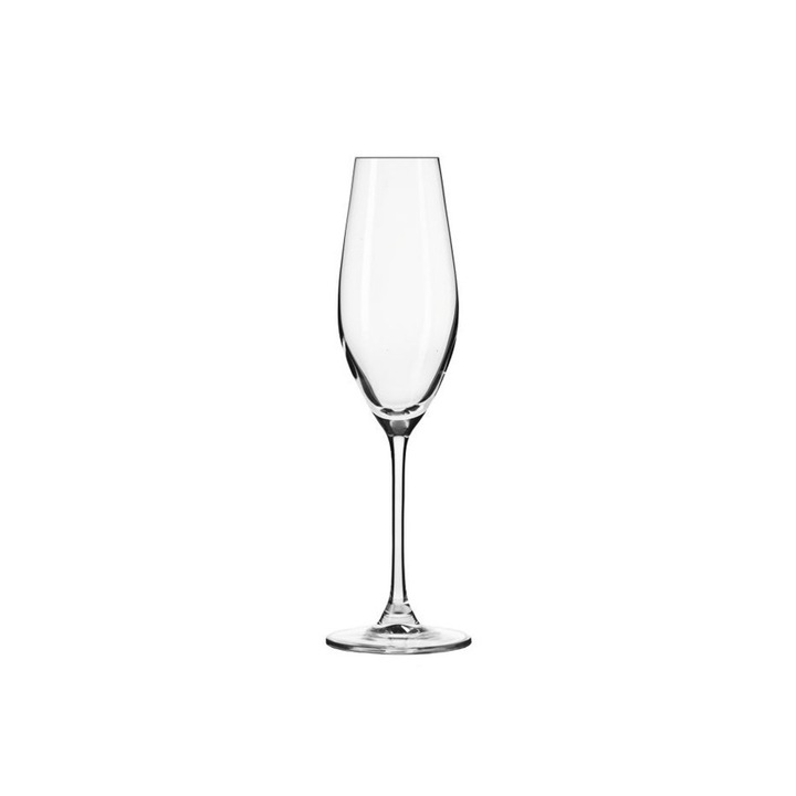 Чаша за шампанско Splendour, Krosno, Glass, 210 ml, 24.7 cm, Transparent