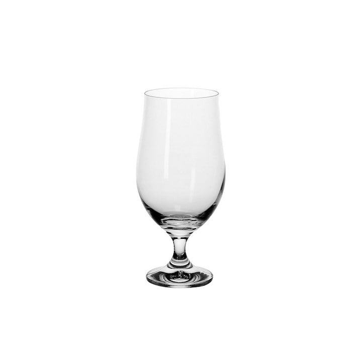 Класическа чаша за бира, Krosno, Glass, 500 ml, 19.5 cm, Прозрачен
