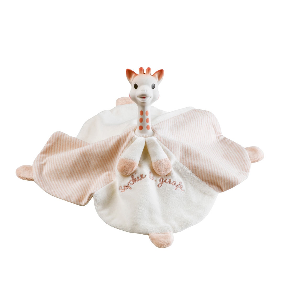 Jucarie dentitie Vulli, So Pure, inel dentitie si batistuta