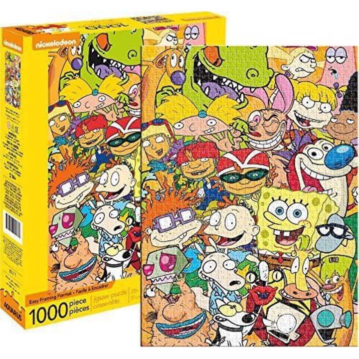 Aquarius - Puzzle Nickelodeon - Mesefigurák - 1 000 darab