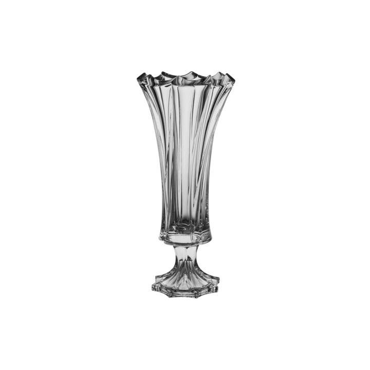 Декоративна ваза Bohemia, Стъкло, 39,5 м, Прозрачен