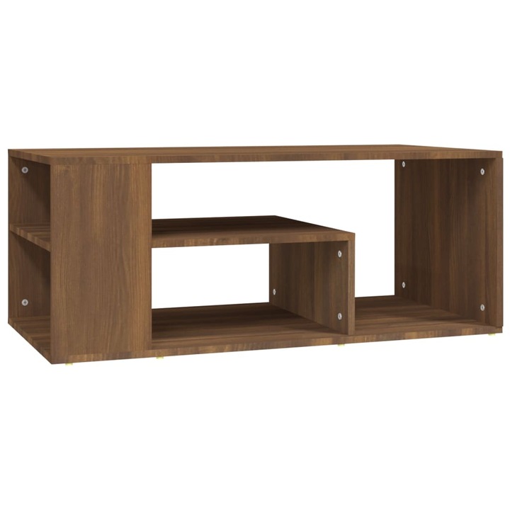 Masuta de cafea vidaXL, stejar maro, 100x50x40 cm, lemn prelucrat, 18.92 Kg 815842