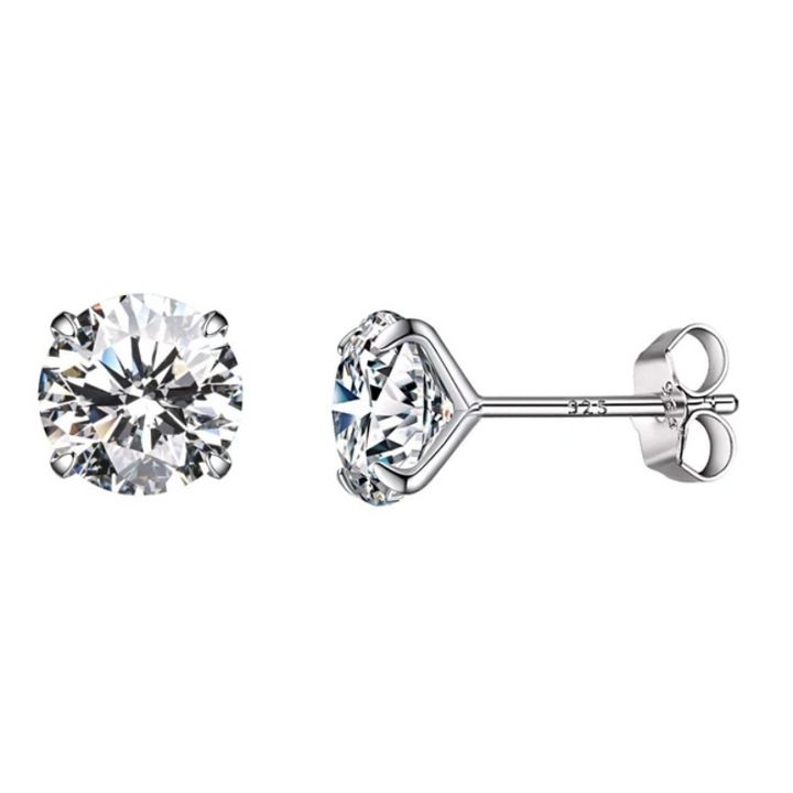 Cercei dama Bamoer, Argint, Argintiu