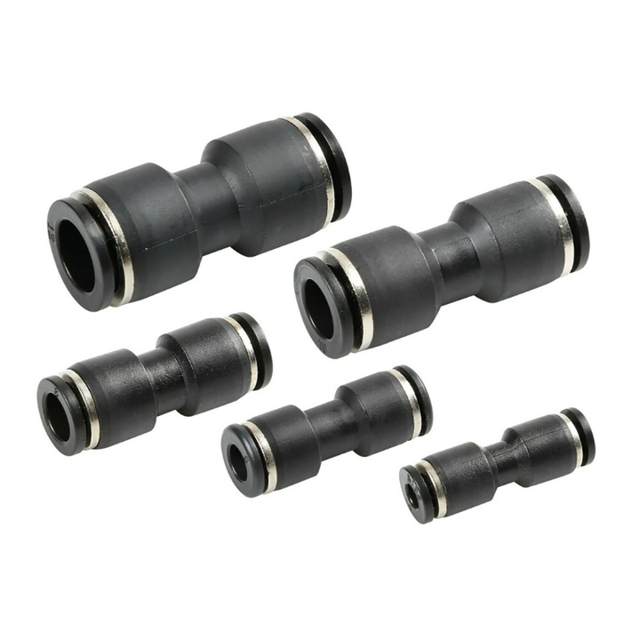 Set 5 adaptoare aer Lampa, 4-12mm, 13 bar, Negru