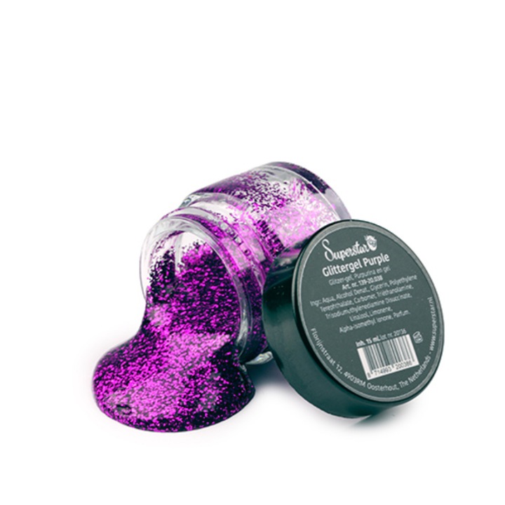 Csillámzselé Purple 15 ml