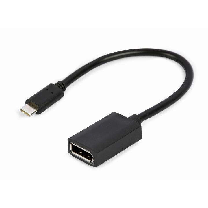 Gembird A-CM-DPF-02 USB Type-C - DisplayPort adapter, fekete