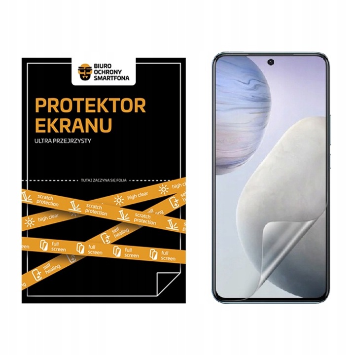 Хидрогелно защитно фолио, смартфон Biuro Ochrony, Vivo X60 pro+