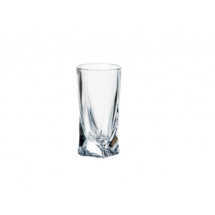 Üveg, Bohemia, 50 ml, Kristály, Átlátszó